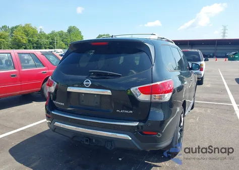 2014 Nissan Pathfinder Platinum from USA, damaged, VIN 5N1AR2MN2EC623892